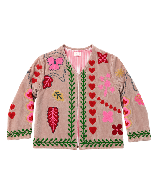 ASHINDIA SUSI JACKE BESTICKT