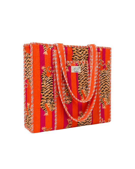 ASHINDIA Tote Bag gesteppt