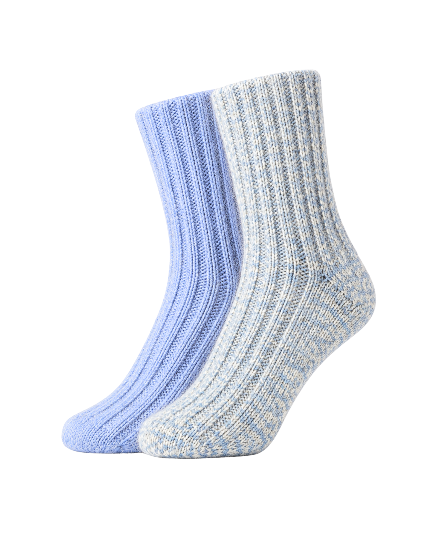 2 Paar Wollsocken mit Alpakawolle
