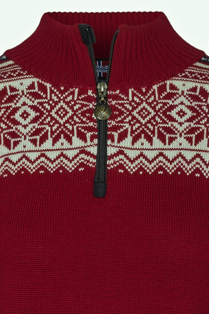 Wollpullover 100% Merinowolle Half-Zip TOR-502 | NORWOOL