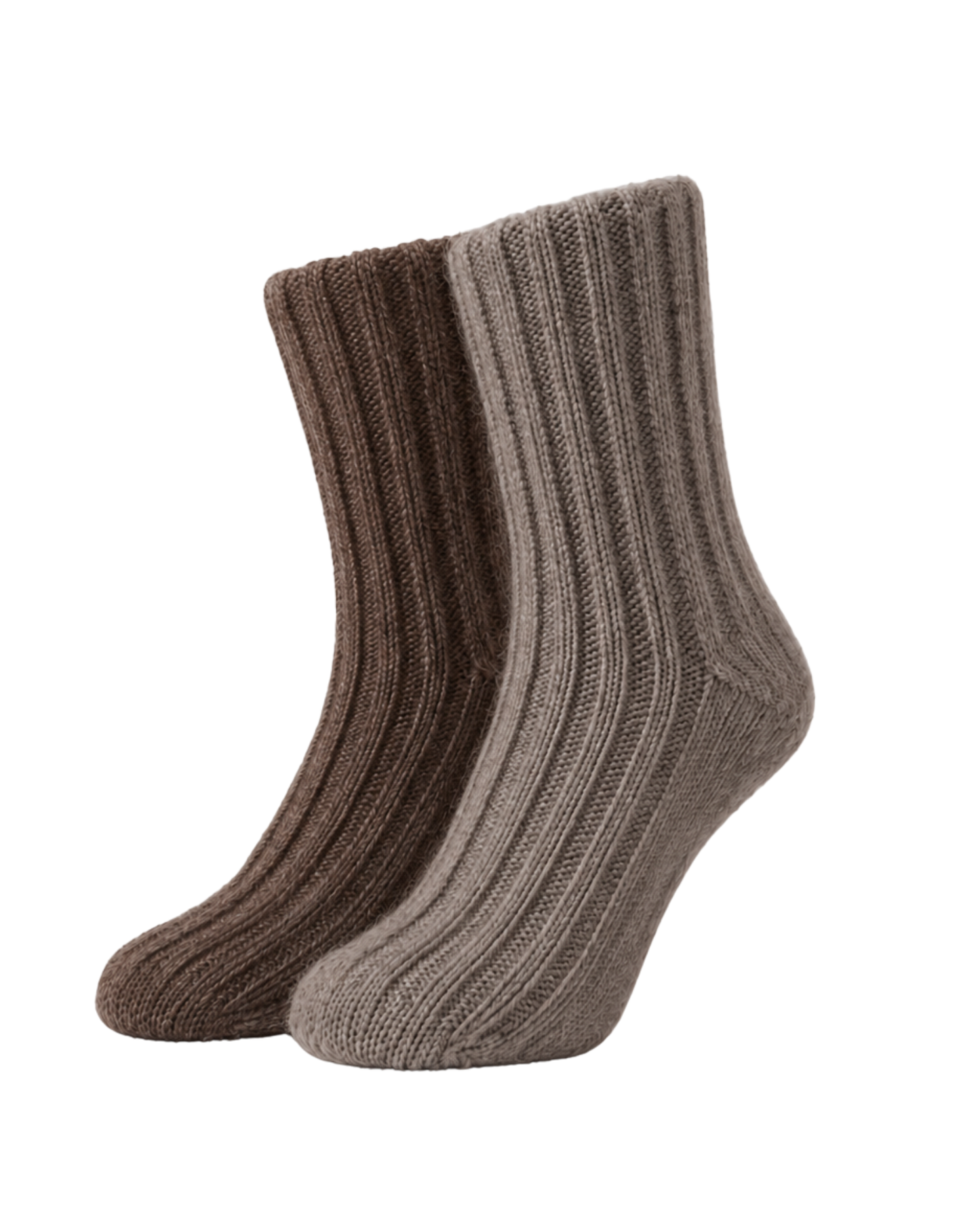 2 Paar Wollsocken mit Alpakawolle