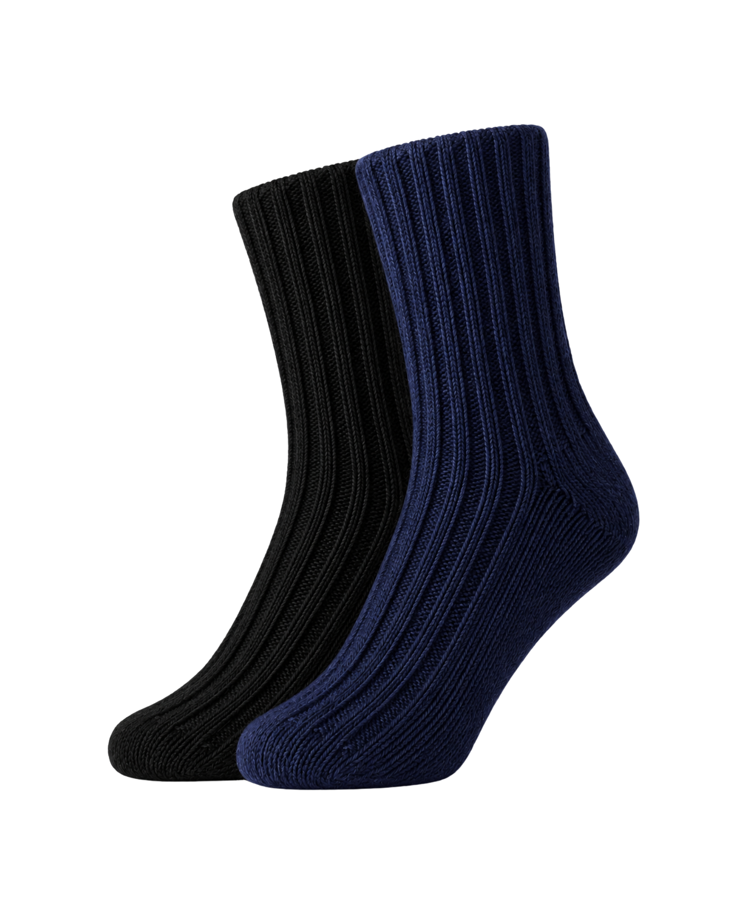 2 Paar Wollsocken mit Alpakawolle