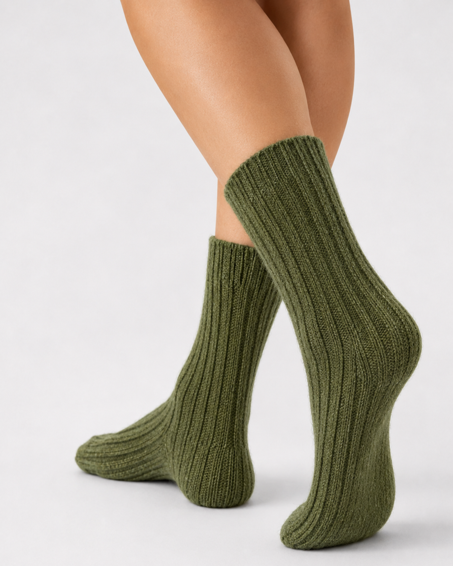 2 Paar Wollsocken mit Alpakawolle
