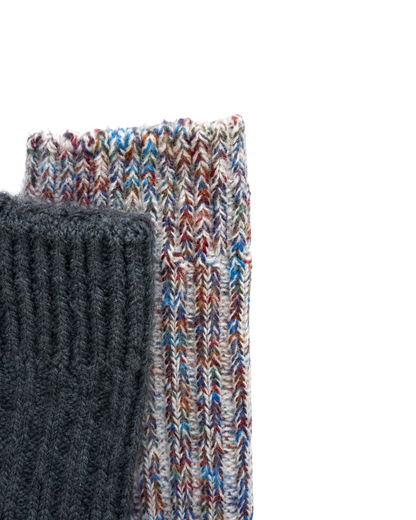 2 Paar Wollsocken mit Alpakawolle