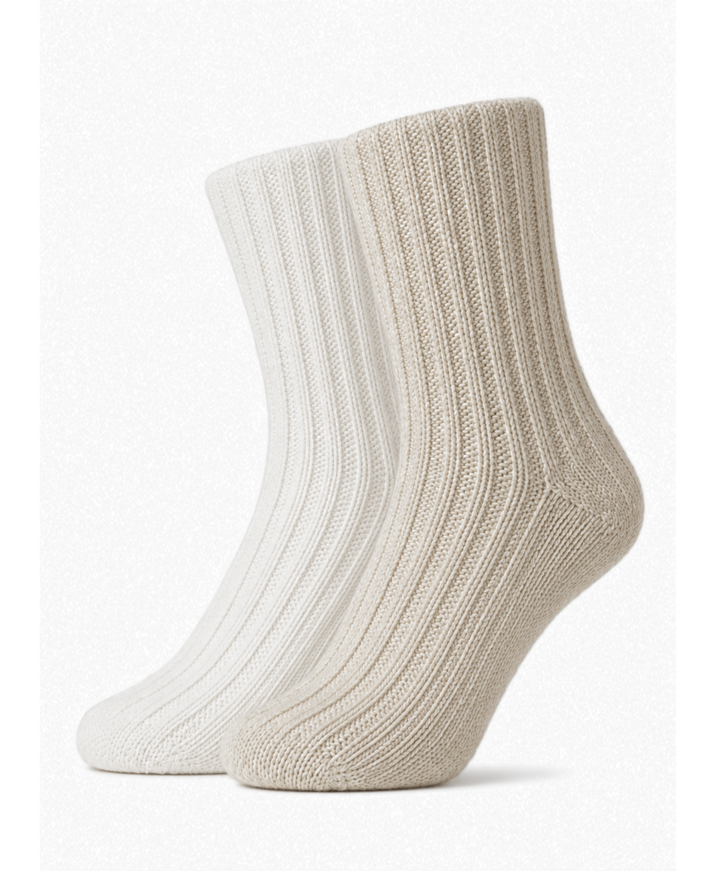 2 Paar Wollsocken mit Alpakawolle