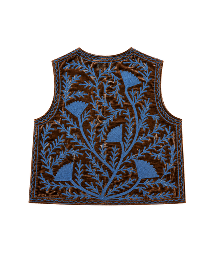 ASHINDIA Boho SUSI Weste Bestickt Handgefertigt 100% Baumwolle