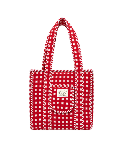 ASHINDIA Small Tote Bag gesteppt