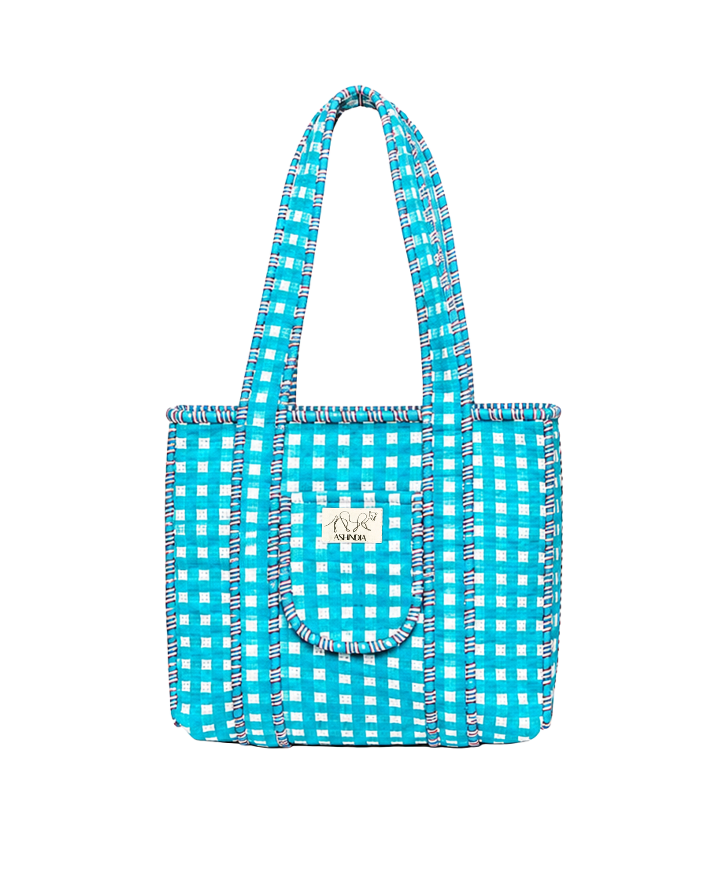 ASHINDIA Small Tote Bag gesteppt