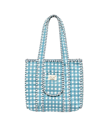 ASHINDIA Small Tote Bag gesteppt