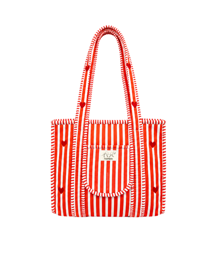 ASHINDIA Small Tote Bag gesteppt