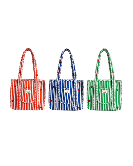 ASHINDIA Small Tote Bag gesteppt