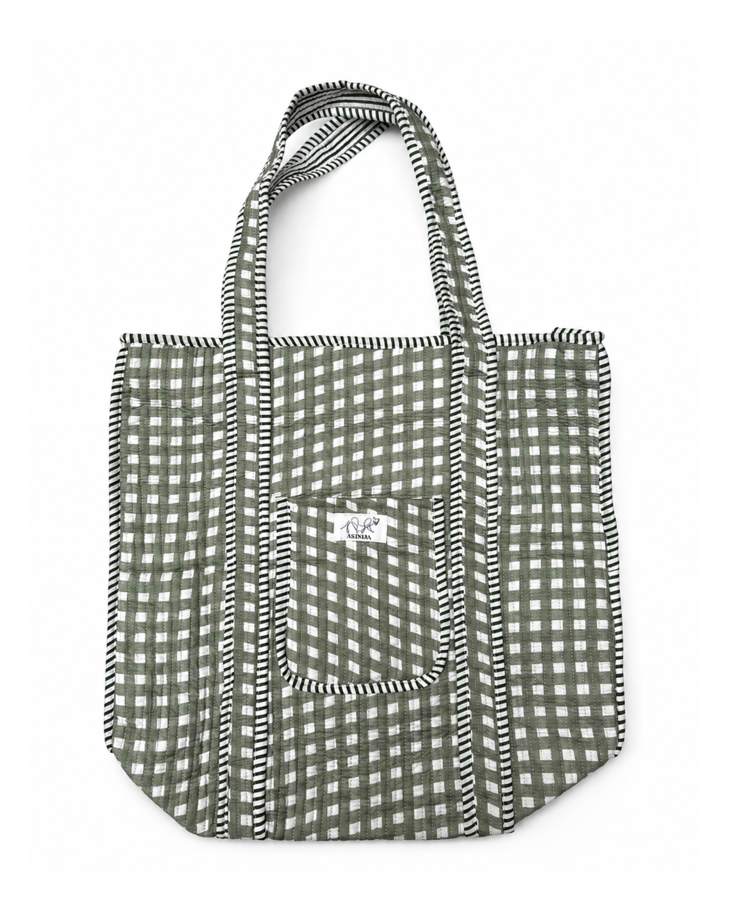 ASHINDIA Tote Bag gesteppt