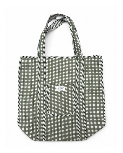 ASHINDIA Tote Bag gesteppt