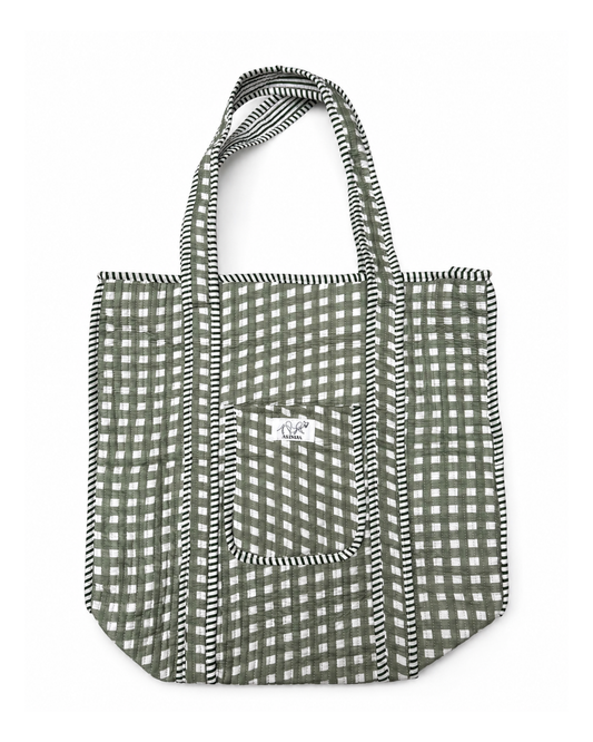 ASHINDIA Tote Bag gesteppt