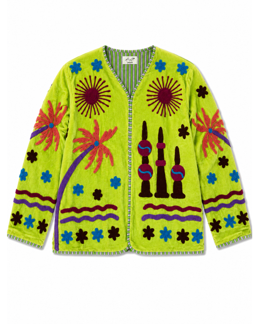 ASHINDIA SUSI JACKE BESTICKT