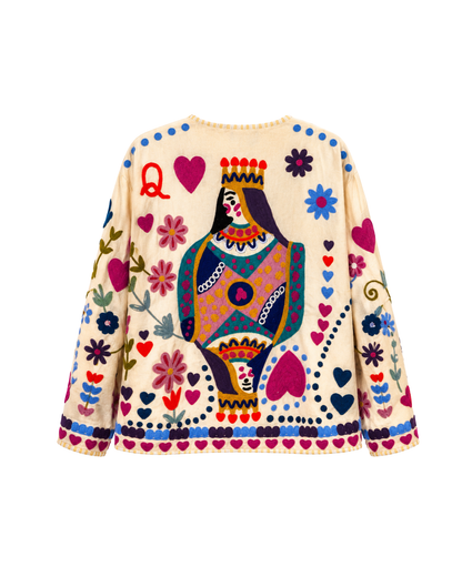 ASHINDIA SUSI JACKE BESTICKT