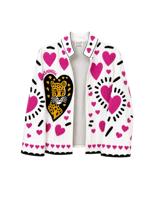 ASHINDIA SUSI JACKE BESTICKT