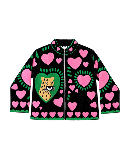 ASHINDIA SUSI JACKE BESTICKT