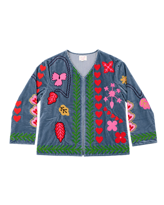 ASHINDIA SUSI JACKE BESTICKT