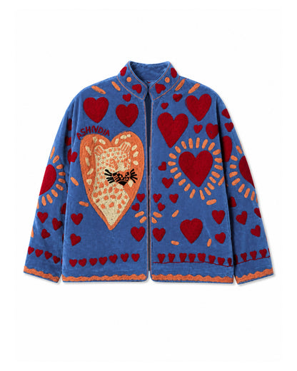 ASHINDIA SUSI JACKE BESTICKT
