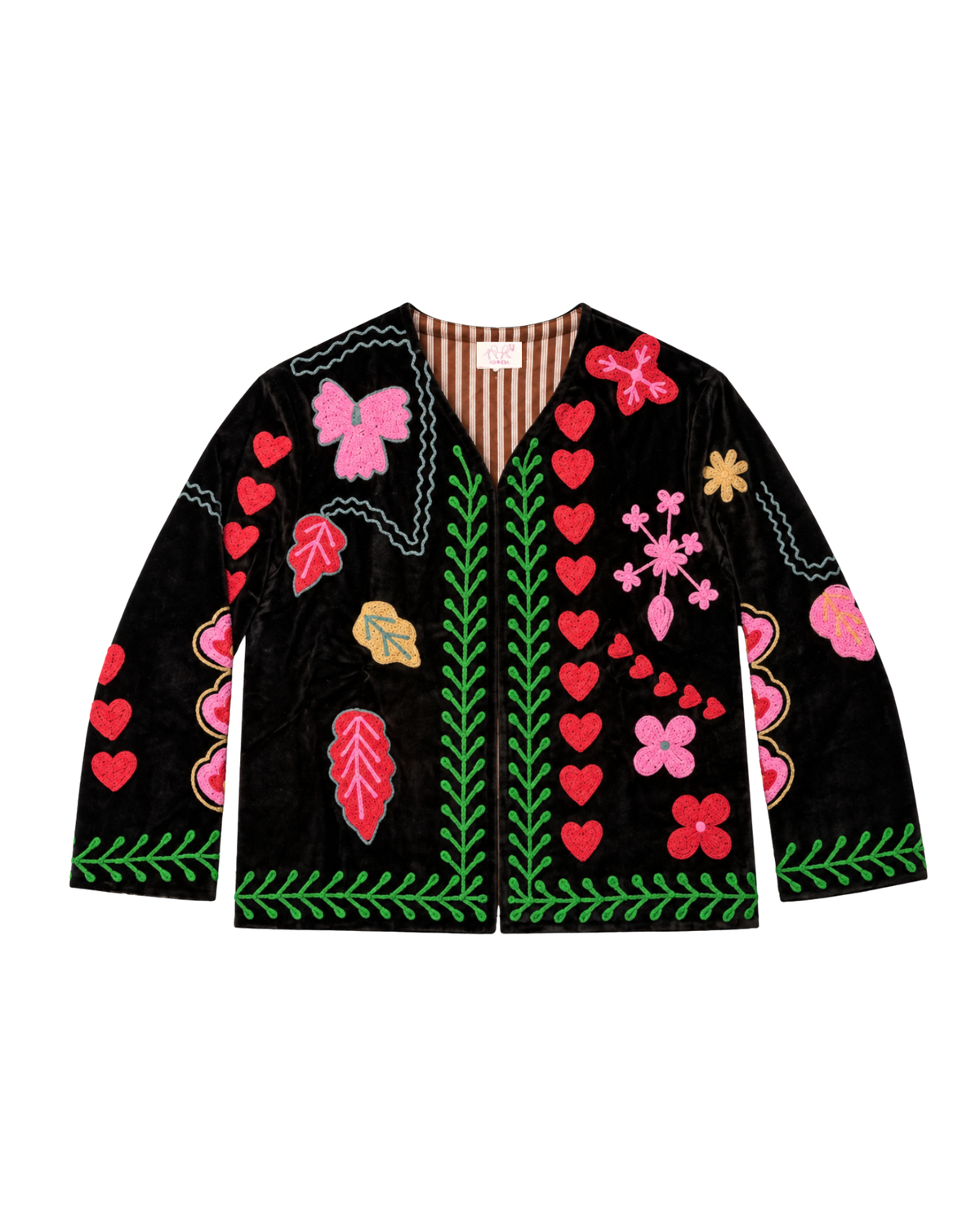 ASHINDIA SUSI JACKE BESTICKT