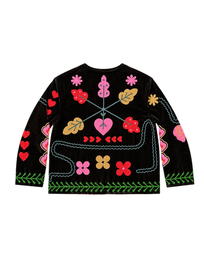 ASHINDIA SUSI JACKE BESTICKT