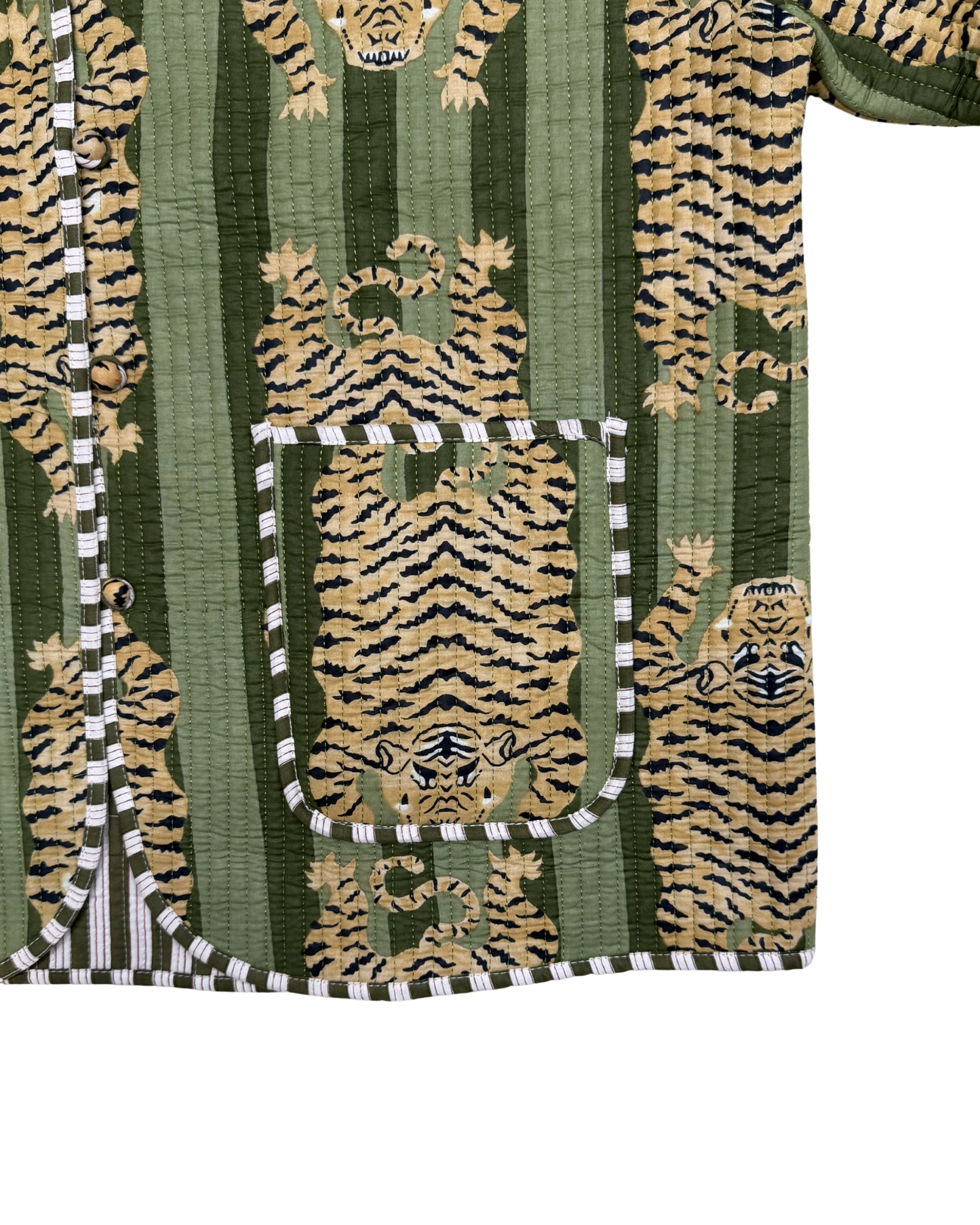 ASHINDIA Wendejacke gesteppt 100% Baumwolle