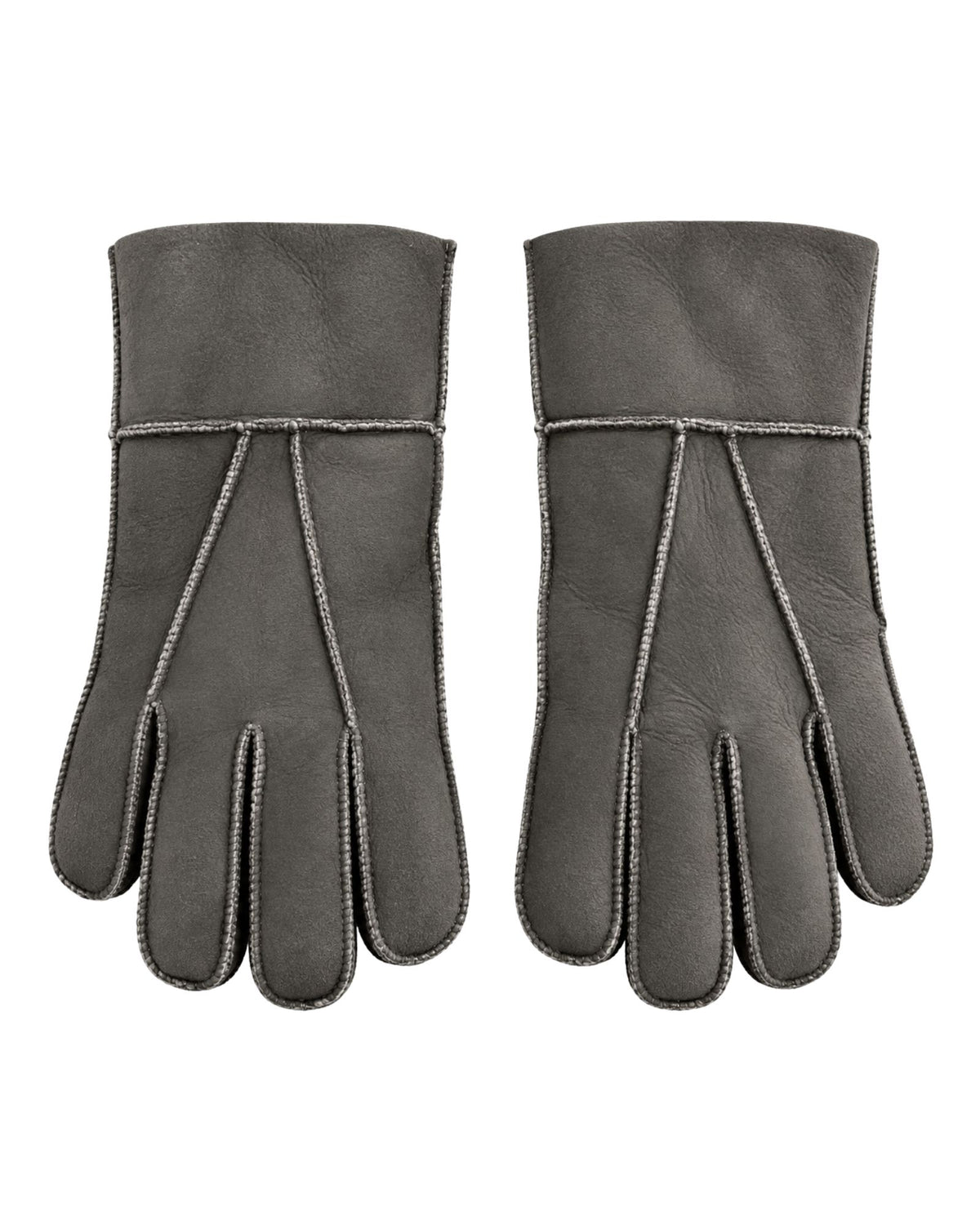Lammfell Fingerhandschuhe mit Umschlag Damen