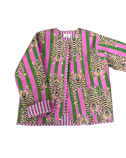 ASHINDIA Wendejacke gesteppt 100% Baumwolle