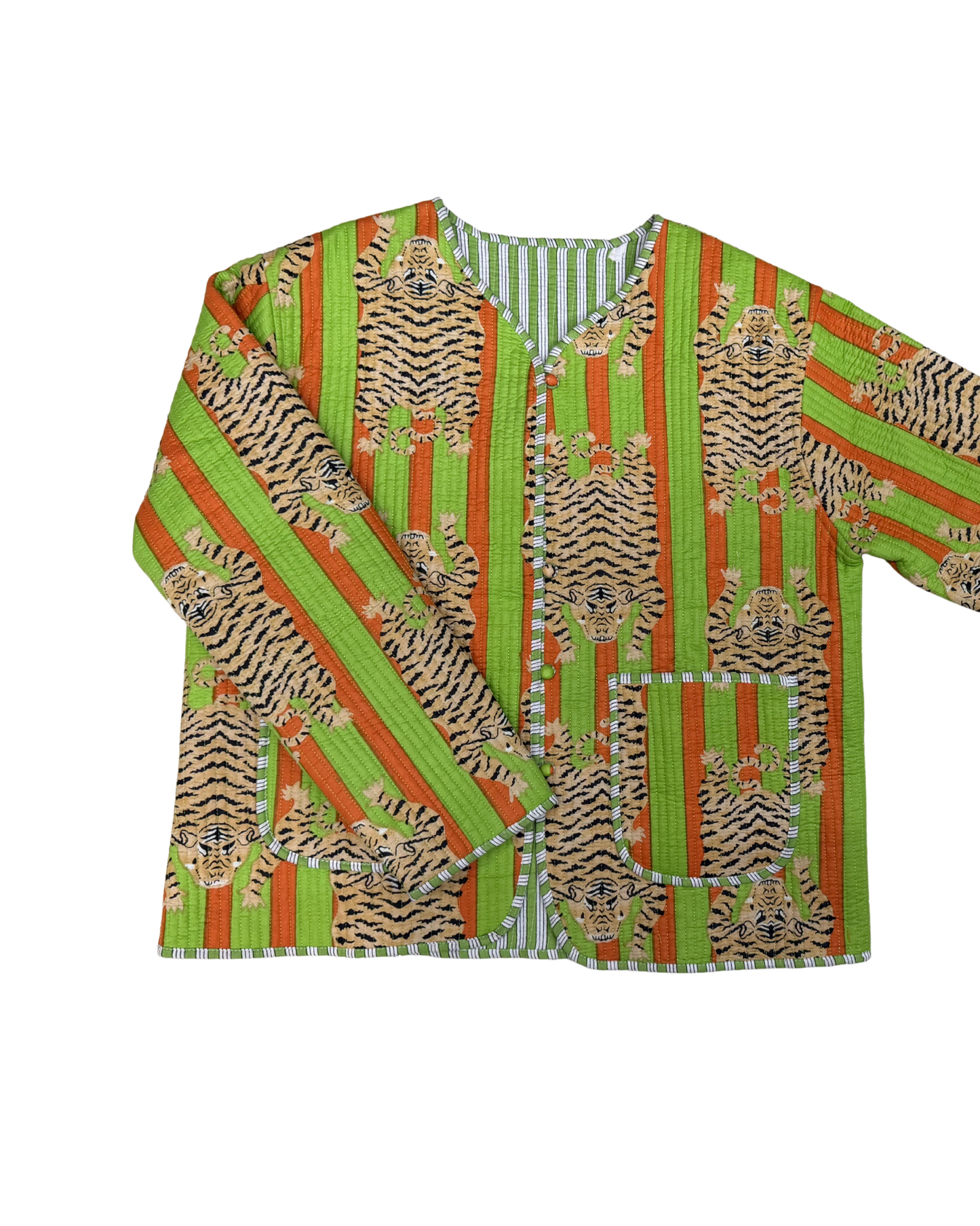 ASHINDIA Wendejacke gesteppt 100% Baumwolle