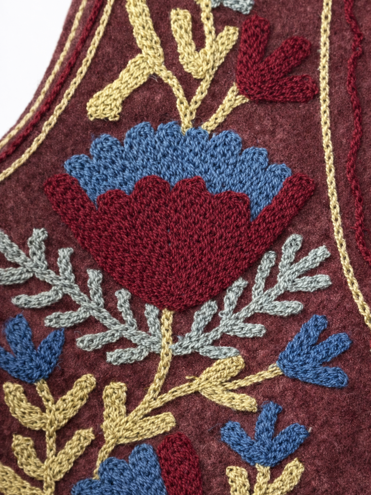 ASHINDIA Boho SUSI Weste Bestickt Handgefertigt 100% Baumwolle