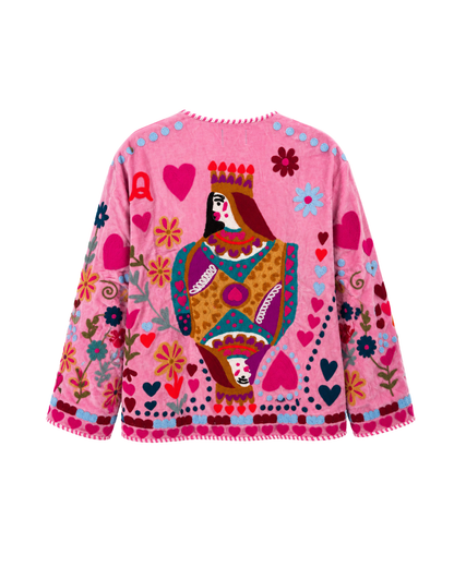 ASHINDIA SUSI JACKE BESTICKT