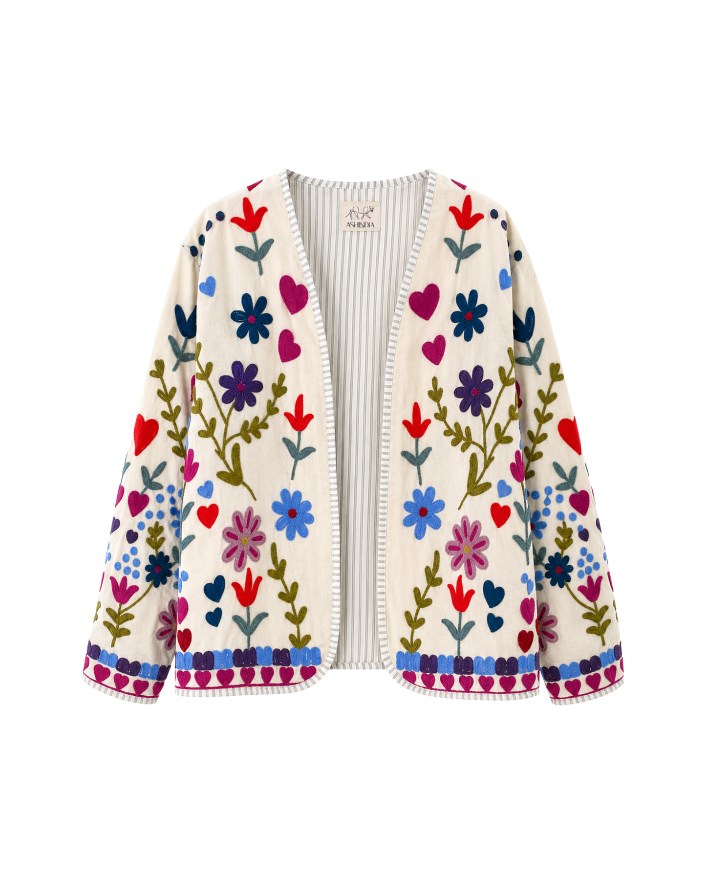 ASHINDIA SUSI JACKE BESTICKT