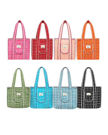 ASHINDIA Small Tote Bag gesteppt