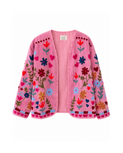 ASHINDIA SUSI JACKE BESTICKT