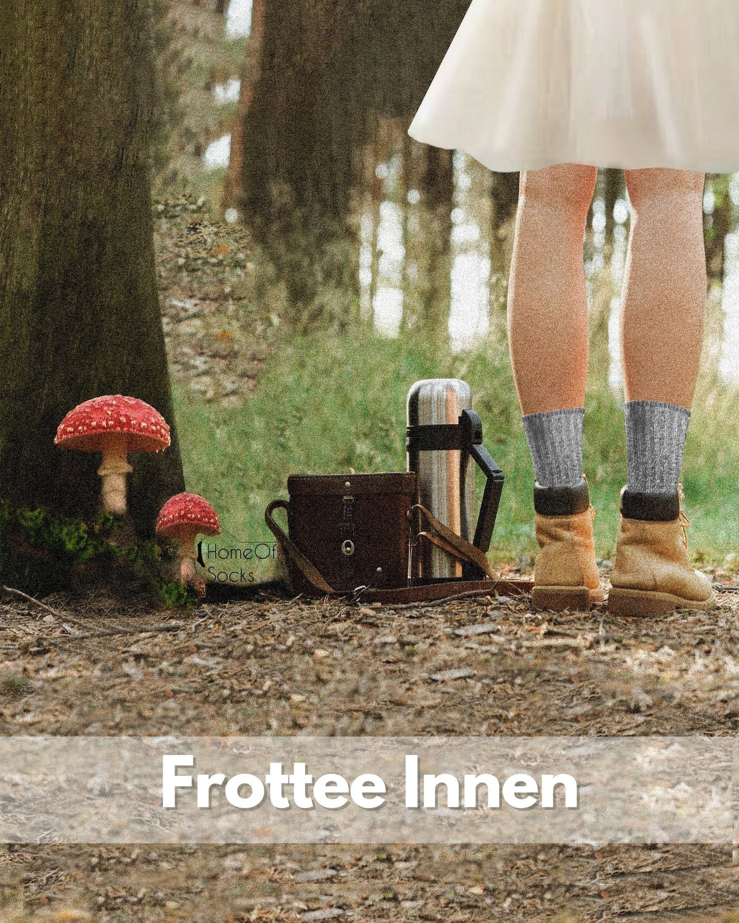 2 Paar Wollsocken Wanderlust 85% Merinowolle | HomeOfSocks