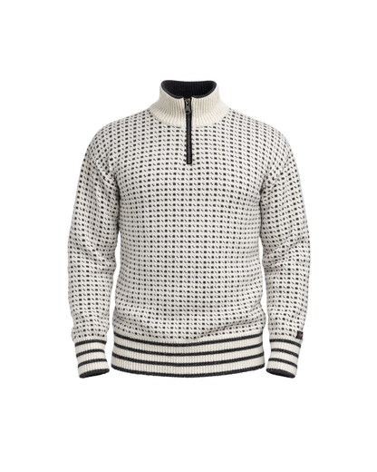 Wollpullover 100% Schurwolle Half-Zip Islandpullover | NORWOOL