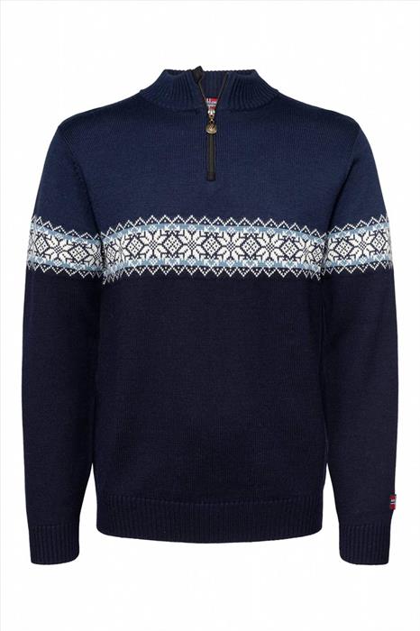 Wollpullover 100% Merinowolle Half-Zip | NORWOOL