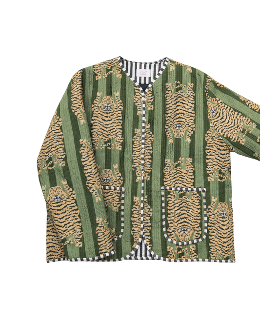 ASHINDIA Wendejacke gesteppt 100% Baumwolle