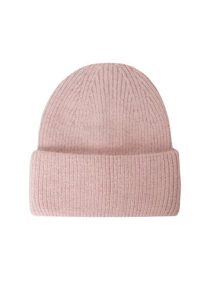 Mütze mit Umschlag Beanie mit Wolle