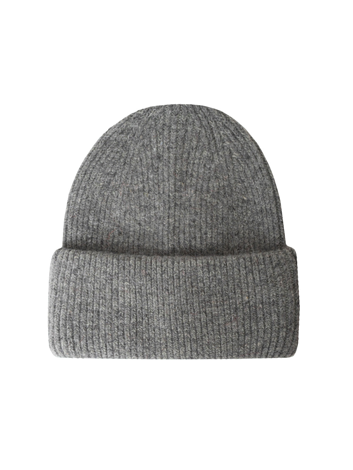 Mütze mit Umschlag Beanie mit Wolle