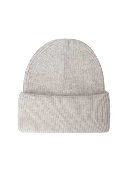 Mütze mit Umschlag Beanie mit Wolle