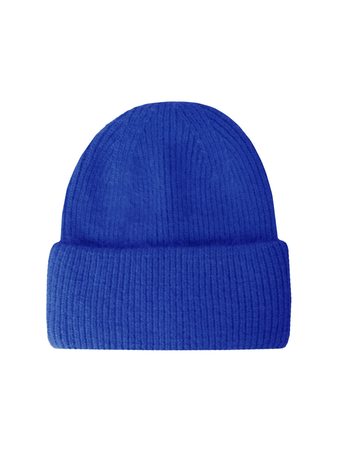 Mütze mit Umschlag Beanie mit Wolle