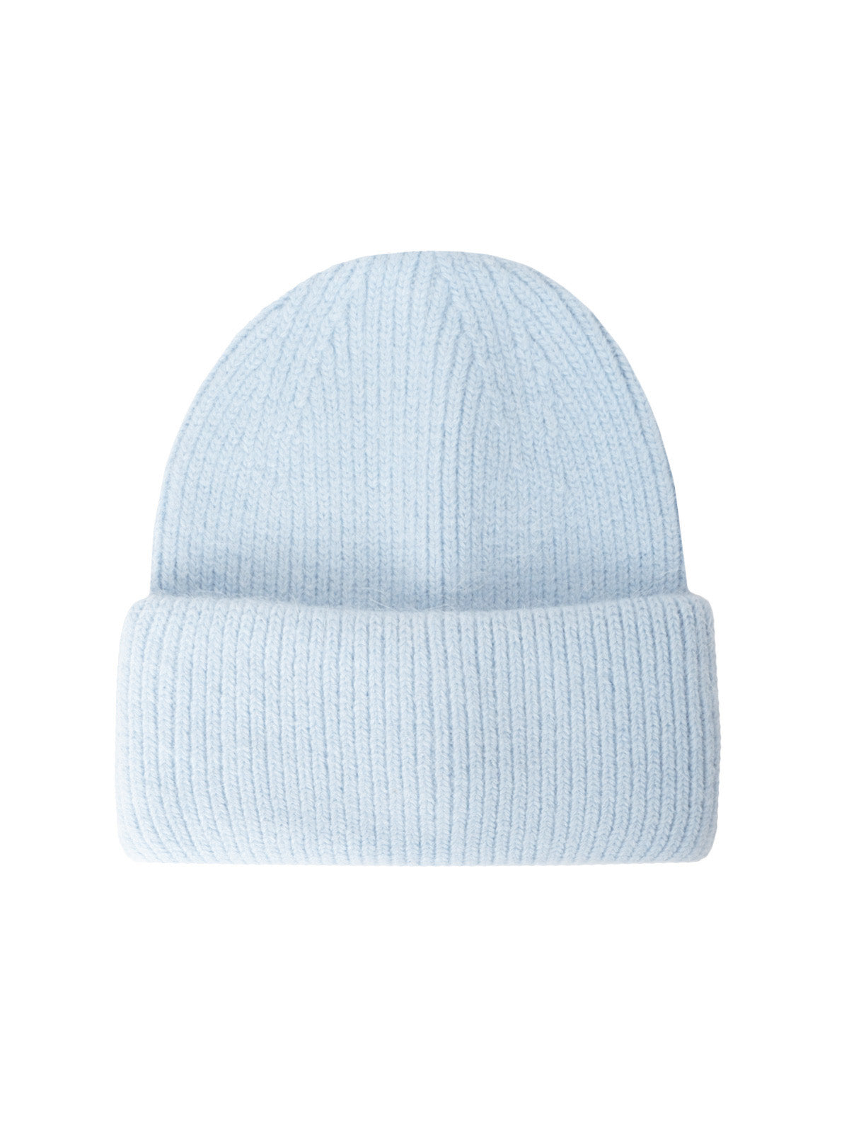 Mütze mit Umschlag Beanie mit Wolle