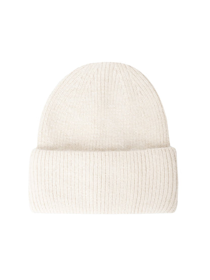 Mütze mit Umschlag Beanie mit Wolle