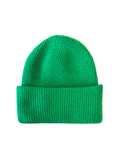 Mütze mit Umschlag Beanie mit Wolle