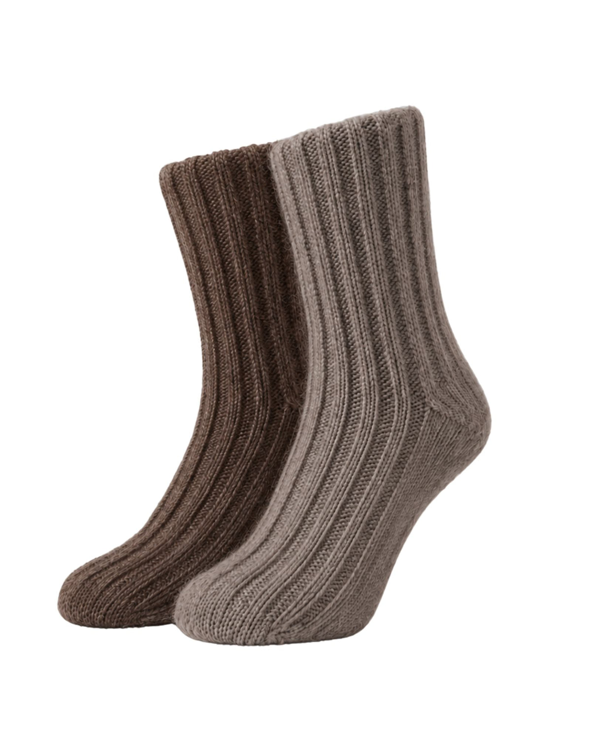 2 Paar Alpaka Wollsocken – 50 % Wolle