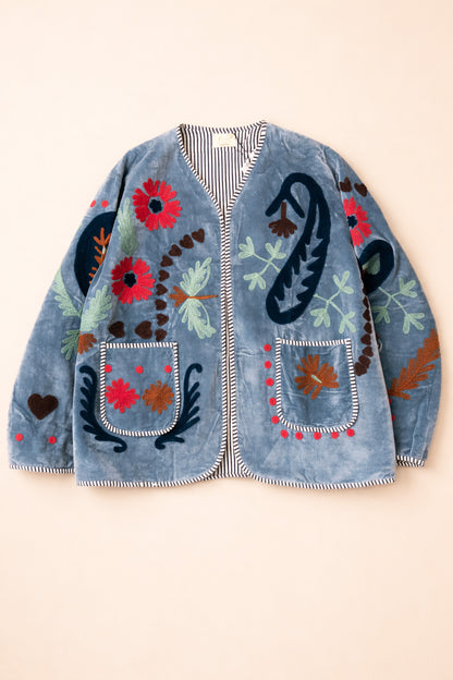 ASHINDIA SUSI JACKE BESTICKT
