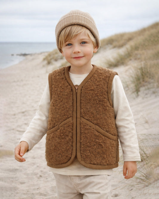 Kinder Schurwoll-Weste | awoolco