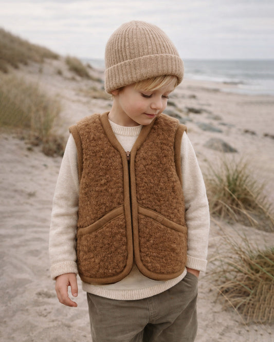 Kinder Schurwoll-Weste | awoolco